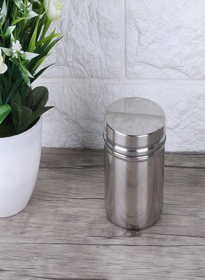 Kodrily 304 Stainless Steel Sealed Food Storage Jar Portable, 1PCS Stainless Steel Tea Jar Tea Canister, Steel Canister Coffee Jar with Lid for Campin Travel Outdoor (Small Size) - Image 5